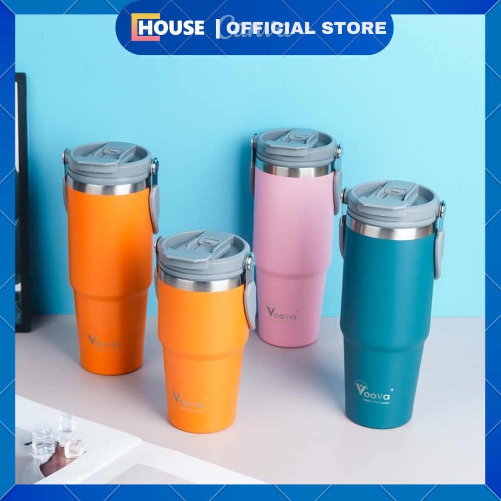 U HOUSE Tumbler Stainless Steel 2in1 Vacuum Insulated Thermos