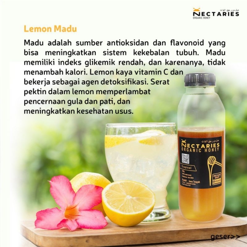 

NECTARIES Madu Murni Nektar Madu Mentah Raw Honey