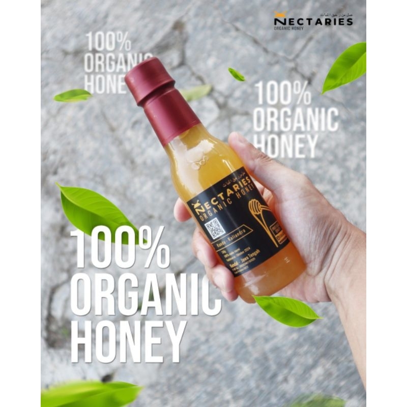 

[GRADE AA+] NECTARIES 330 g Madu Full Nektar Madu Mentah Madu Premium Madu Bersanad Murni Raw Honey