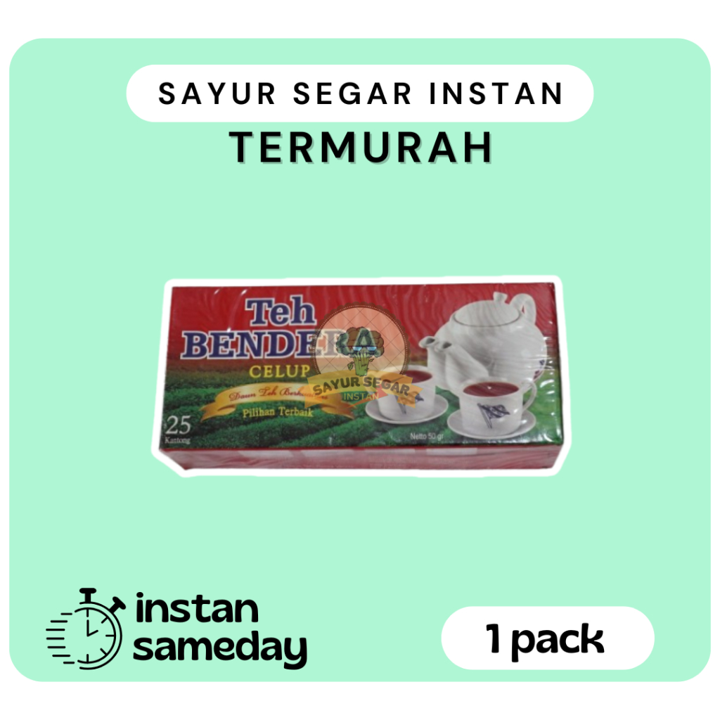 

Teh Celup Bendera 1pack - Sayur Segar Instan