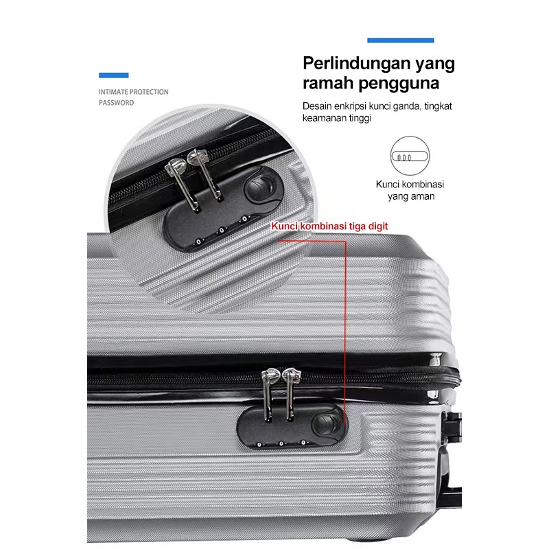 100% AMAN BAOERDEN-[iKoper] Koper 20 Inch Original Polo Cabin Size Koper Fiber Koper Import / Koper