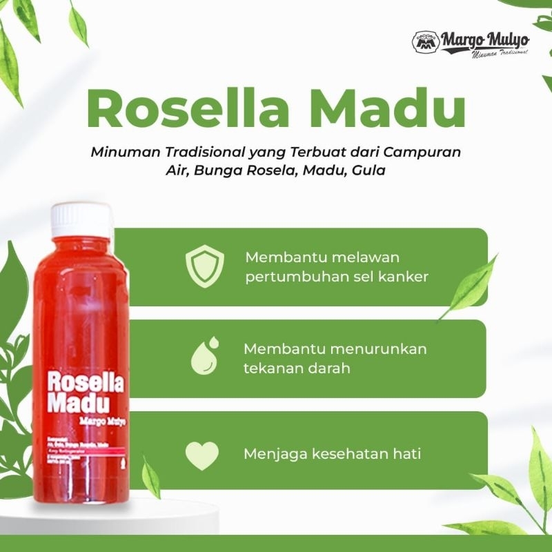 

Rosella Madu Margo Mulyo-Jamu-Minuman Tradisional 500ml