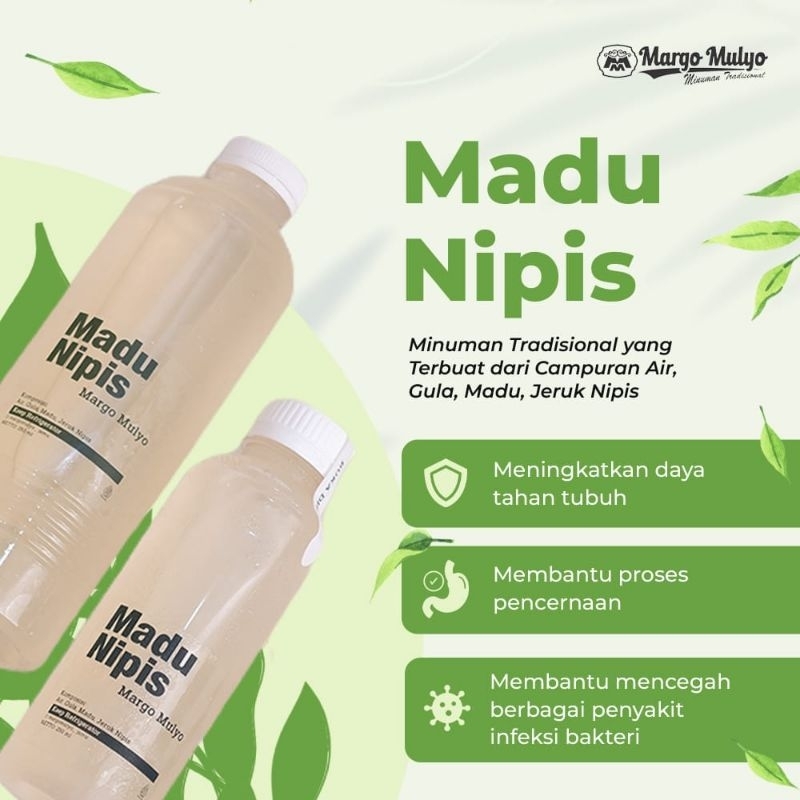 

Madu Nipis Margo Mulyo-Jamu- Minuman Tradisional 500 ml