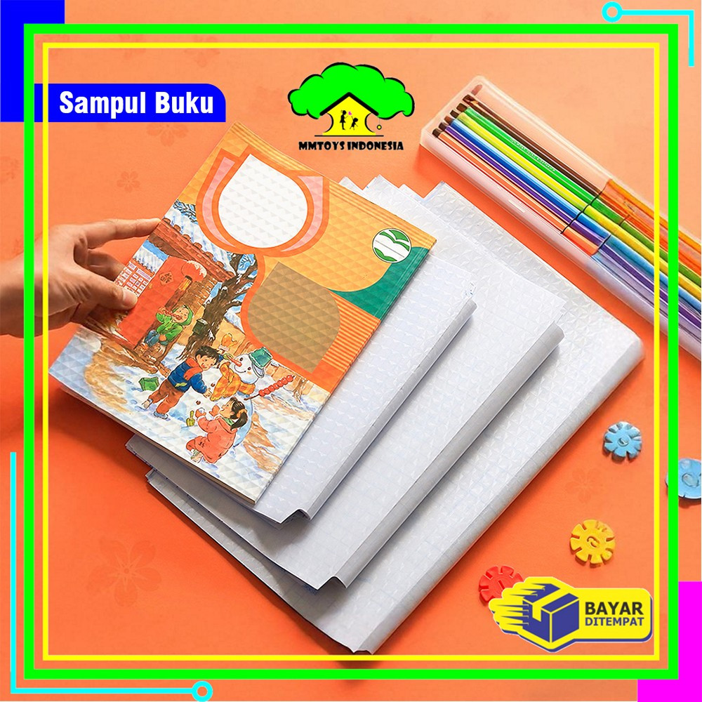 

MI-A101 Sampul Buku Plastik Isi 10 Lembar Stiker PVC Tahan Air / Sampul Plastik Film Pelindung Buku Tulis Anak Sekolah