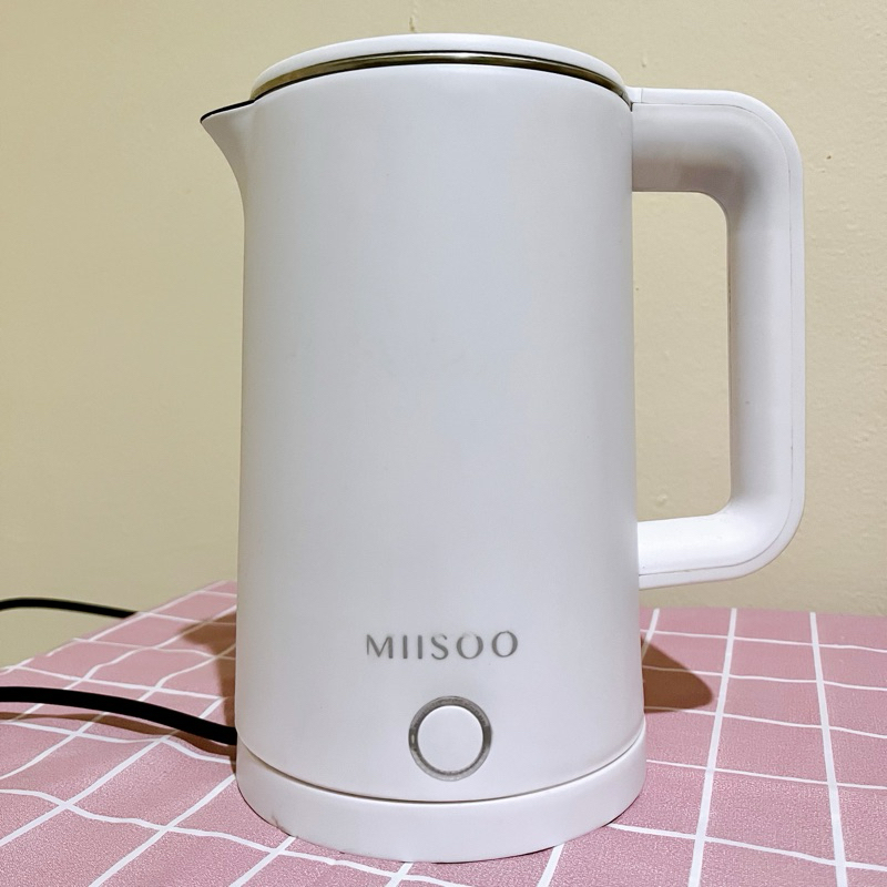 [Preloved] MIISOO Teko Listrik Pemanas Air Water Heater Boiling Stainless Steel 1.8L Food Grade