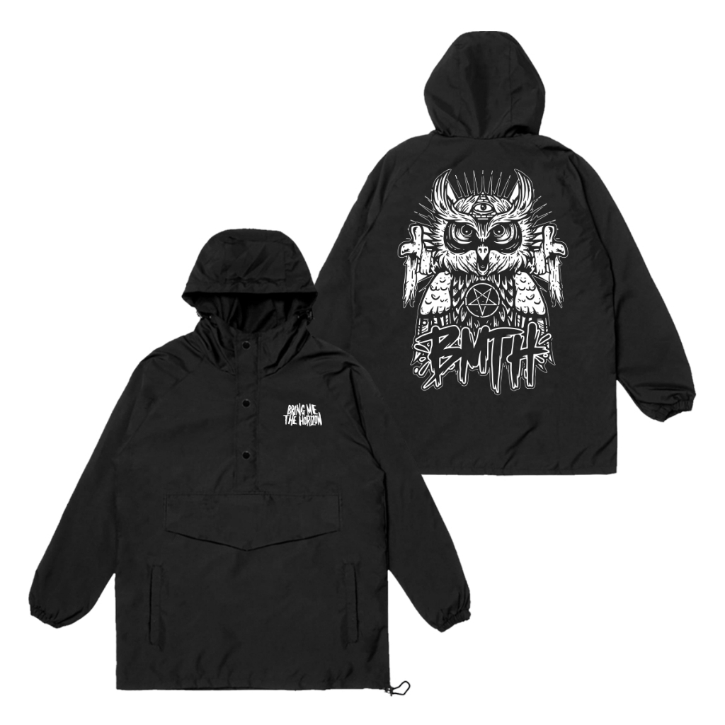 Yinyanks jacket cougle bring me the horizon  jacket parasut waterproof cagule pria wanita