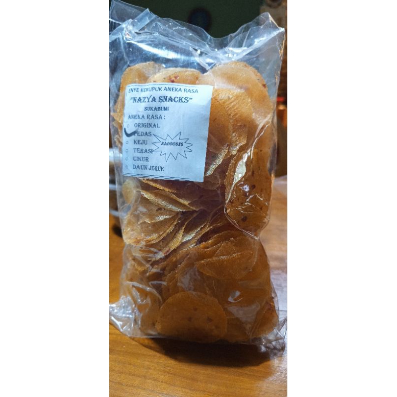 

Kerupuk Enye Pedas