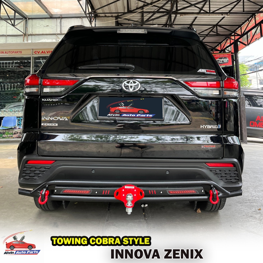TOWING INNOVA ZENIX COBRA STYLE / PENGAMAN BUMPER BELAKANG INNOVA ZENIX