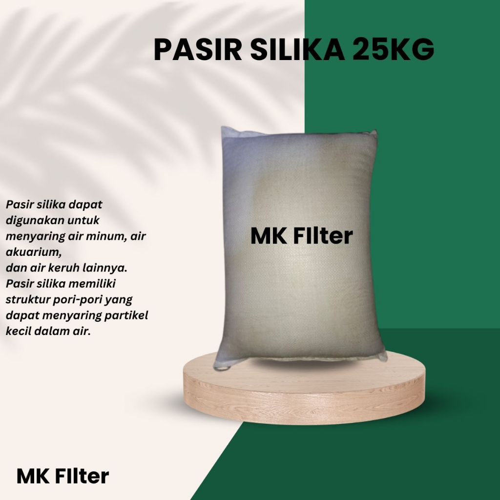 Pasir Silika Coklat 1 sak 25 kg