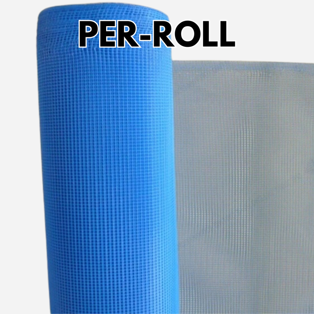 PER-ROLL Kawat Nyamuk Nylon Biru Insect Net jaring Jendela Kain Strimin Kasa Anti Serangga Ventilasi
