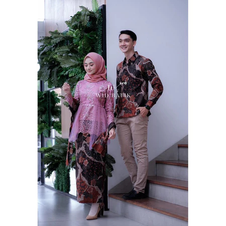 REDAY JUMBO XXL - BAJU BATIK COUPLE KEBAYA MODERN BAJU COUPLE BRUKAT BAJU KONDANGAN TUNANGAN LAMARAN