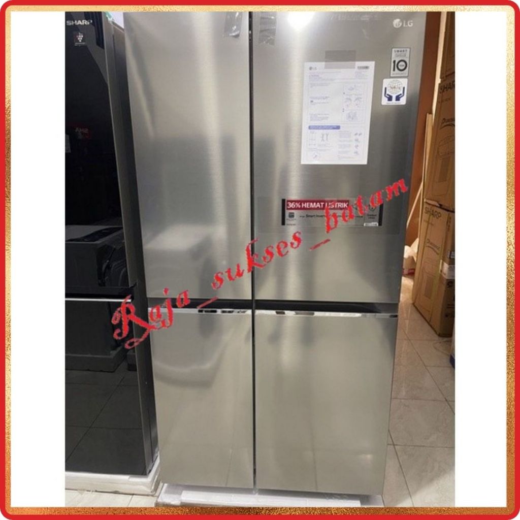 LG GC-B257SLVL KULKAS SIDE BY SIDE 694 L INVERTER GCB257SLVL BATAM