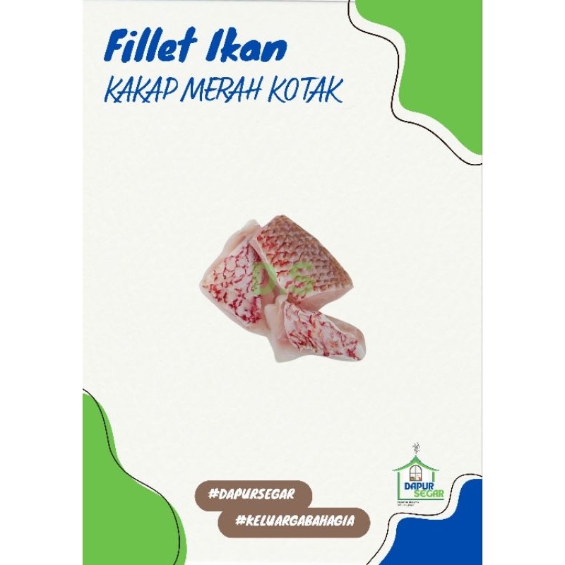 

Skewer daging kakap merah fillet frozen tanpa pengawet