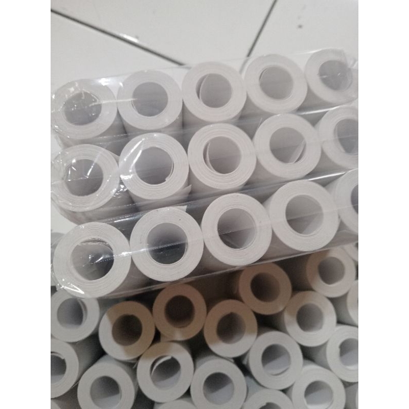 

Kertas kasir thermal murah ukuran 58/57x30mm paket 1pak isi 10roll