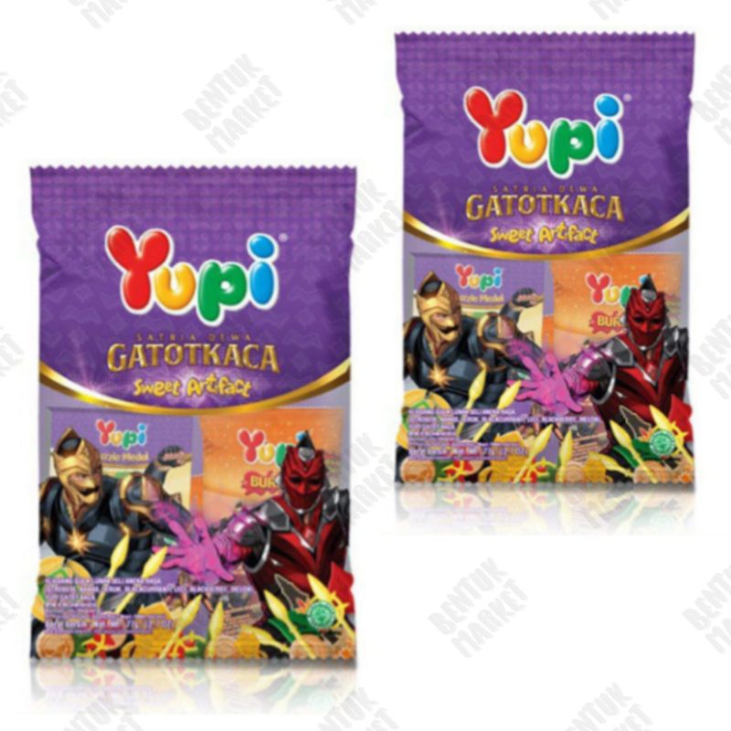 

YUPI Gatotkaca Sweet Artifact 77gr / Permen Gummy / Permen Jelly