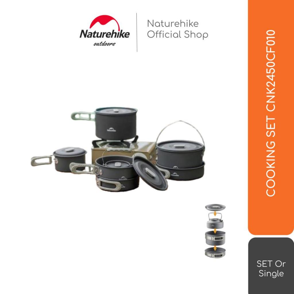 COOKING SET NESTING PANCI WAJAN TEKO CAMPING NATUREHIKE CNK2450CF010