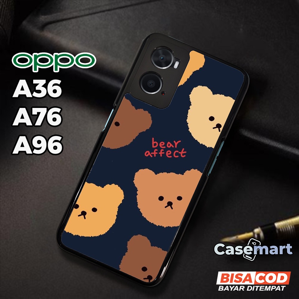Case OPPO A36 A76 A96 Casing OPPO OPPO A36 A76 A96 Casemart [TDBR] Case Glossy Case Aesthetic Custom