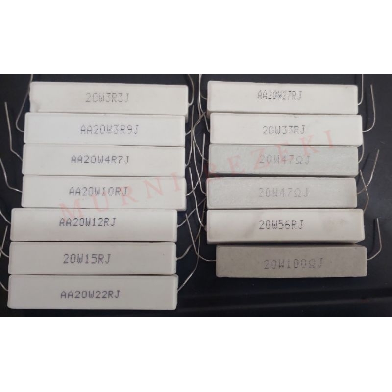 ANEKA RESISTOR KAPUR 20WATT