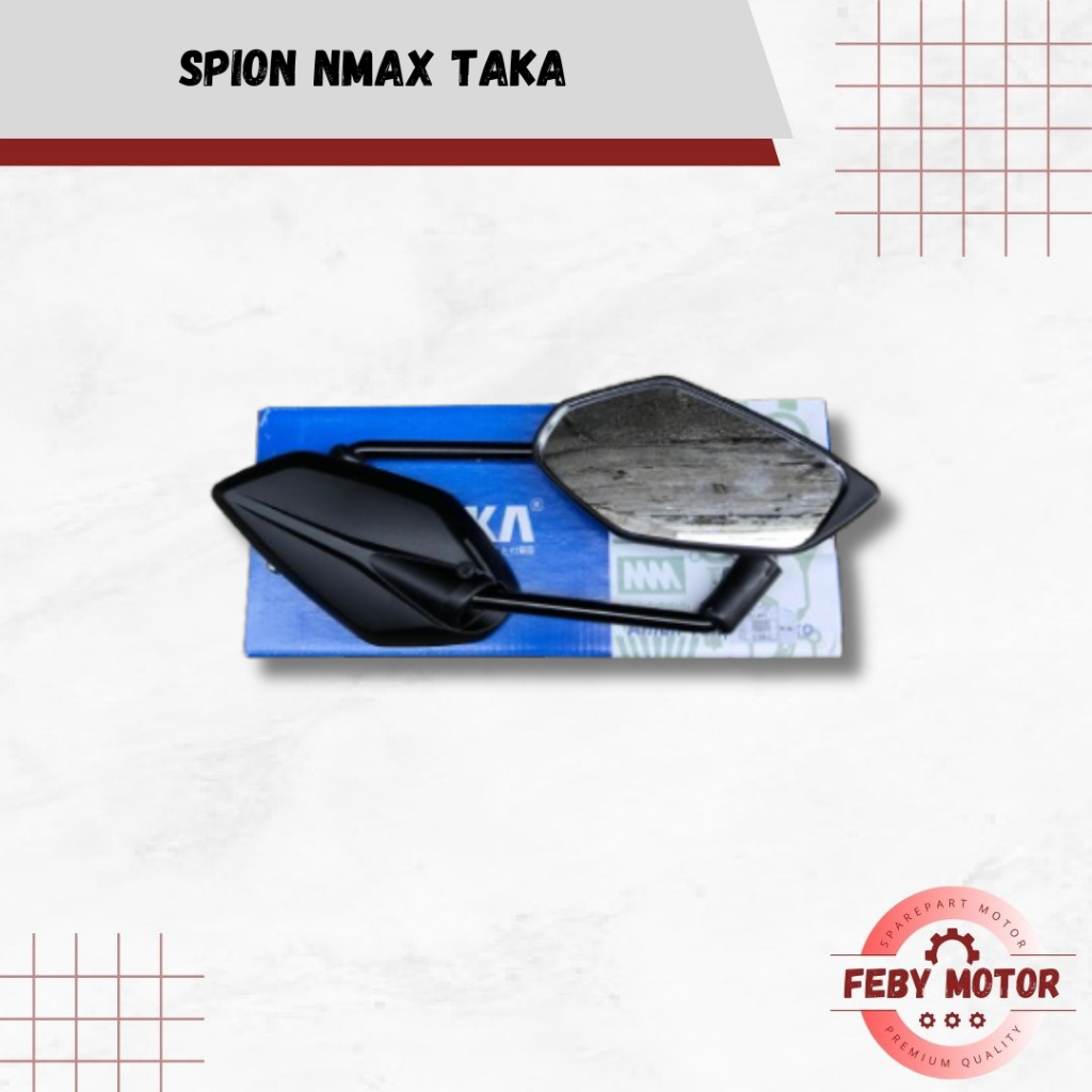 TAKA Spion Motor Nmax || Kaca Motor Kaca Spion Motor Kanan Kiri Nmax