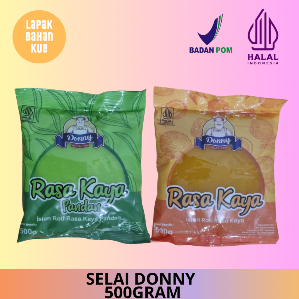 

DONNY SARIKAYA 500 GR-ISIAN ROTI FILLING-SELAI OLESAN-TOPPING KUE-SELAI SARIKAYA