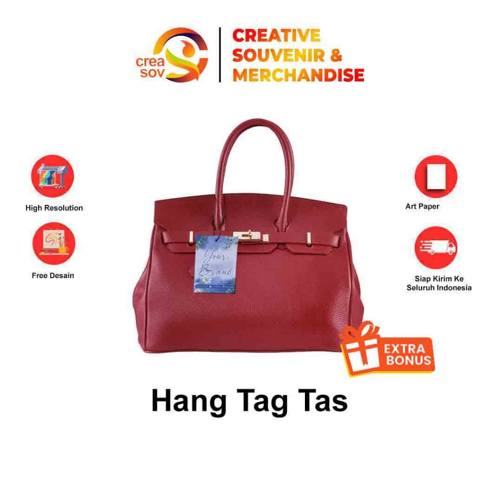 

Creasov - Hang Tag Tas Merek Tas Hantag Free Tali Hangtag Hang Tag Lebel Label Handtag Free Desain