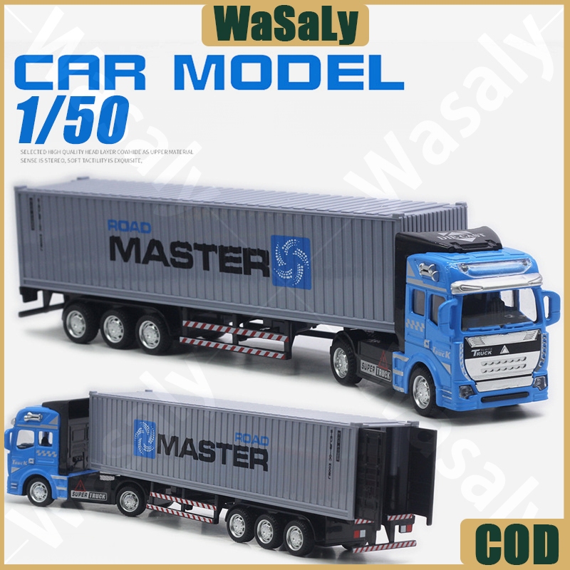 Diecast 1:50 Skala Truck Container / Besar Truk Kontainer / Truk Tangki / Truk Kontainer Paduan /