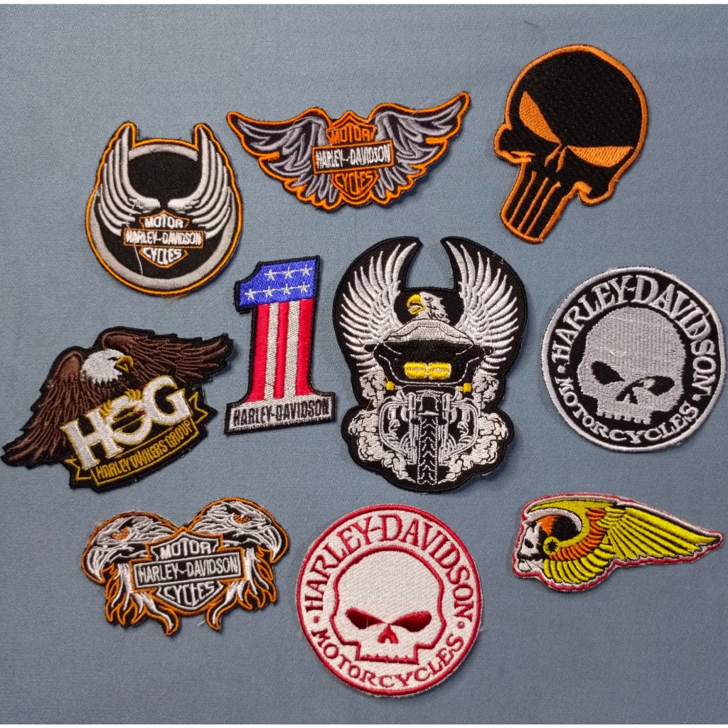 HARLEY DAVIDSO PATCH BORDIR PREMIUM
