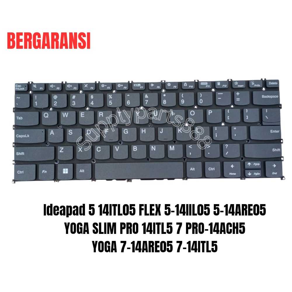 KEYBOARD LAPTOP Yoga 7-14ARE05 7-14ITL5 7-14IIL05 7-14ITL05 Pro 14sITL US NO BACKLIGHT NEW