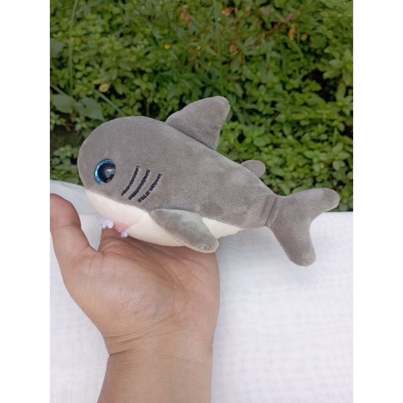 COD | Shark Keychain Plush | Ganci Boneka Ikan Hiu