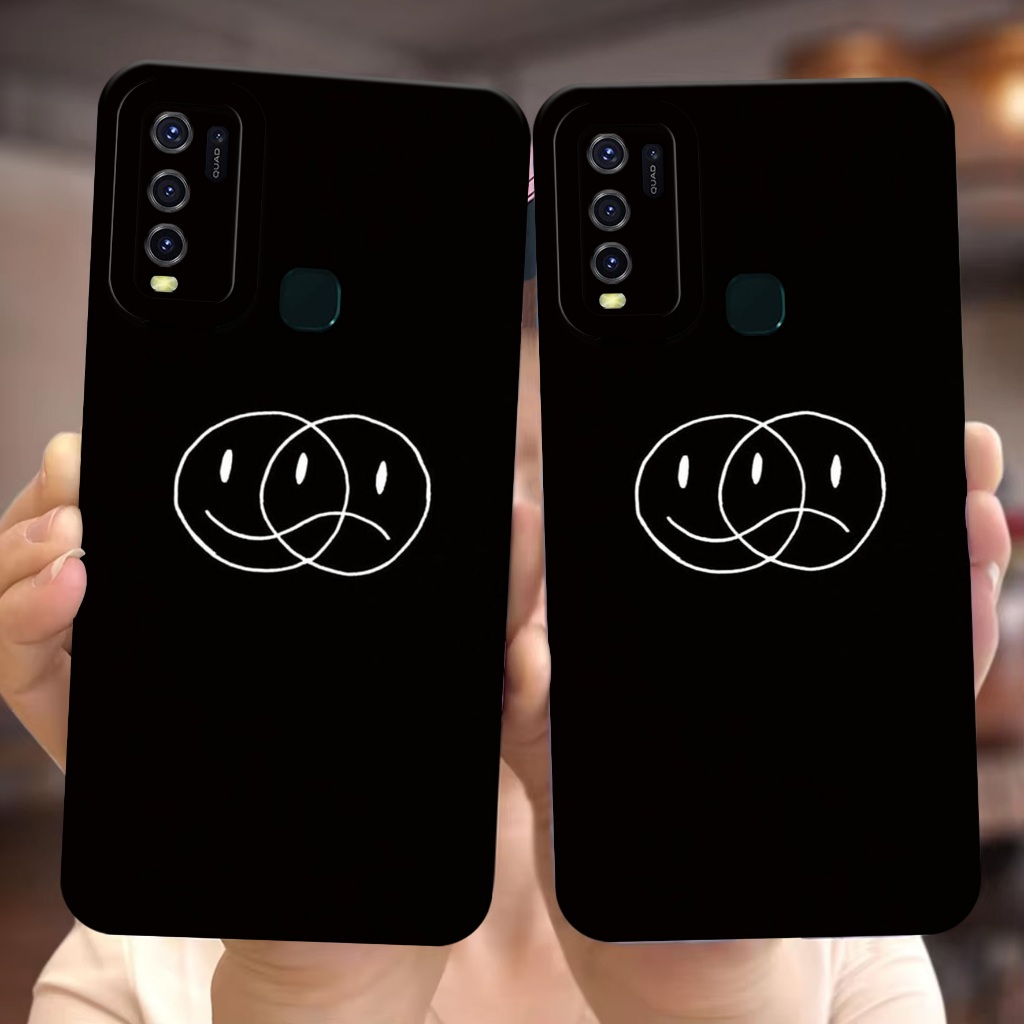 Case Hp Vivo 1938 - Casing Hp Vivo 1938 Motif Black Wallpaper - Case Procamera - Softcase Hp Vivo 19