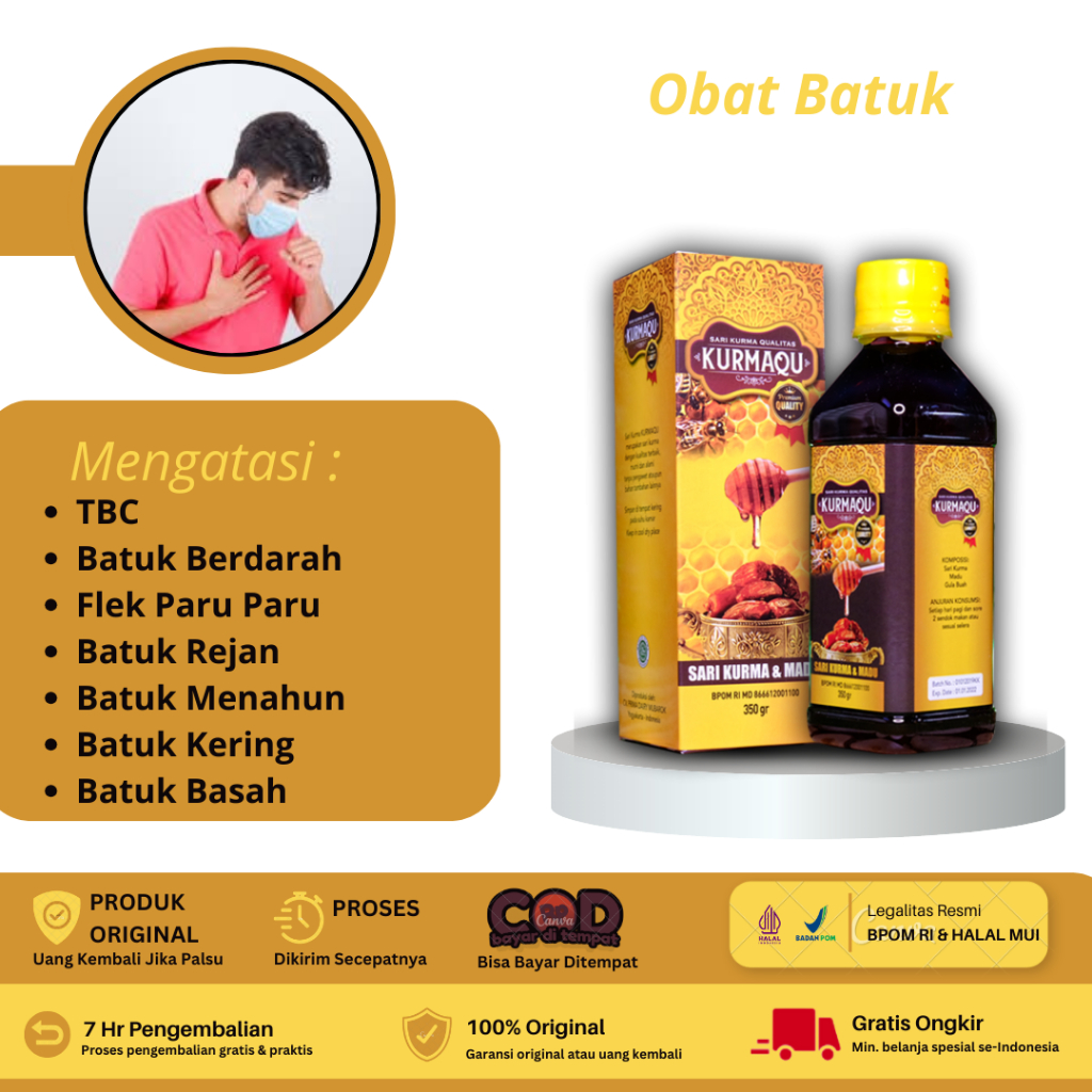 Kurmaqu - Obat Batuk Herbal Berdarah Anak dan Dewasa, Obat TBC, Batuk Kering