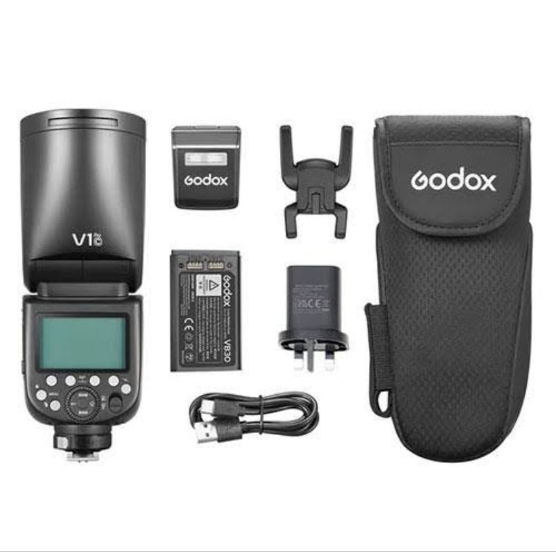 Godox V1 & V1 PRO Flash Kit For Canon sony Nikon Fuji Strobis Studio Lampu Light Speedlite V1c V1s