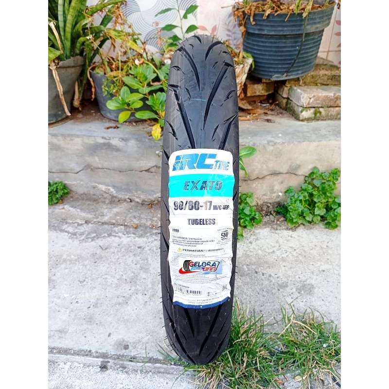 Ban Tubeles Irc Exato 90/80-17 ban montor satria jupiter mx vixion revo supra smash vega shogun ban 