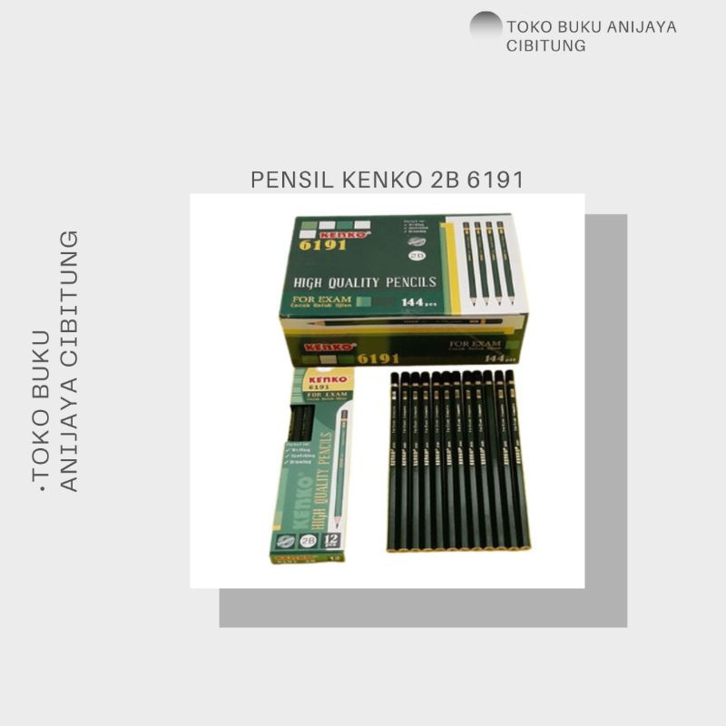 

PENSIL 2B MEREK JOYKO P-88 1PACK ISI 12PCS