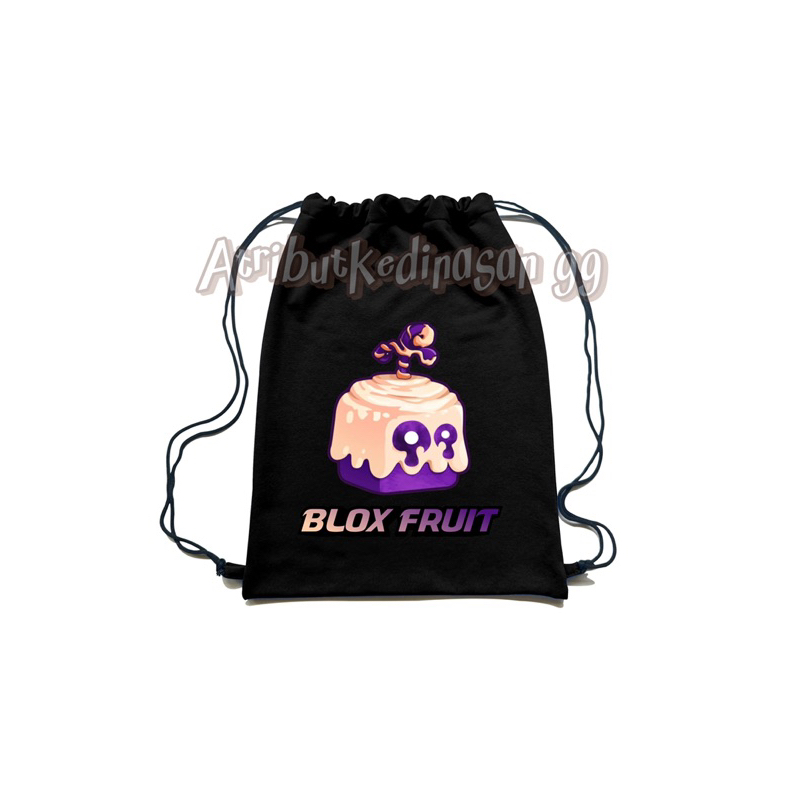 String bag Tas serut Anak BLOX FRUITS DOUGH ROBLOX Tas Serut Anak