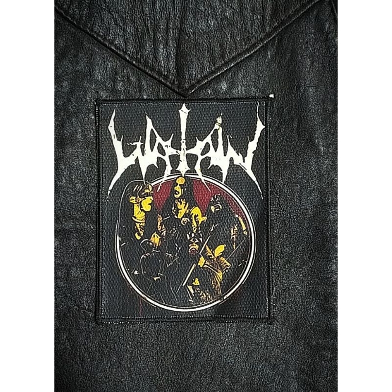 Woven patch black metal patch band black metal emblem assecories Watain beware
