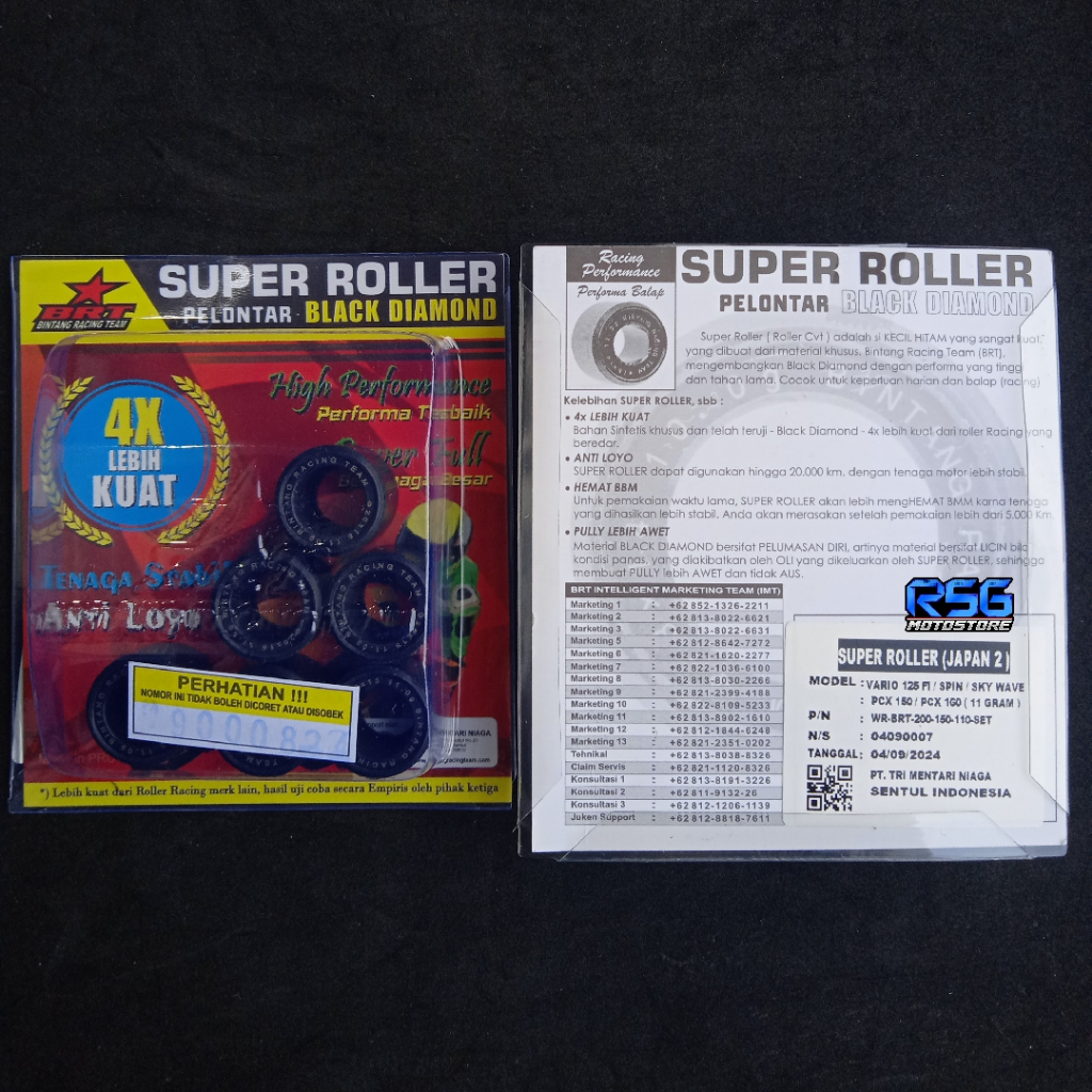 SUPER ROLLER BRT VARIO 160 PCX 160 & ADV 160