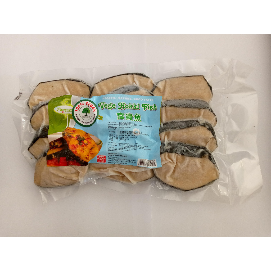 

Evergreen Ikan Hokki Vegan Hoki Fish Vege Plant Based Frozen Food