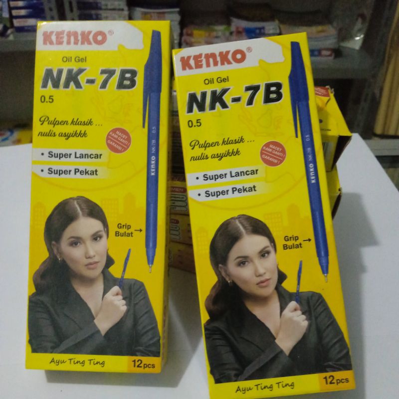 

Pena Kenko Oil Gel NK-7B Black Per pak 12 pcs