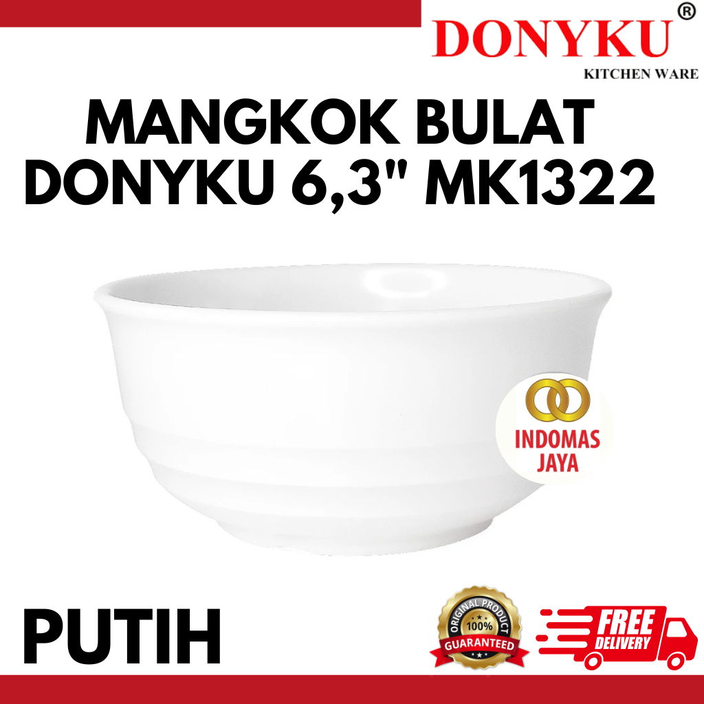 Mangkok Melamin 6,3 inch - Mangkok Mie Ayam - Mangkok Bakso - Mangkok Soto - Mangkok Sayur - Mangkok