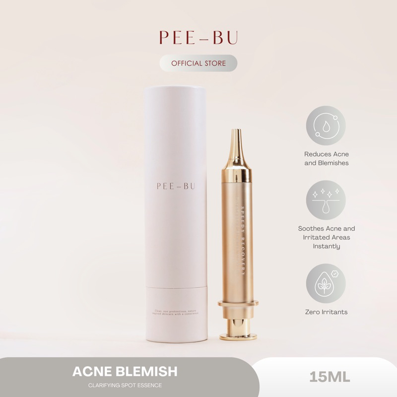 PEEBU - Acne Blemish Clarifying Spot Essence (Kulit Berjerawat) | Pembersih Serum dan Obat Totol Jer