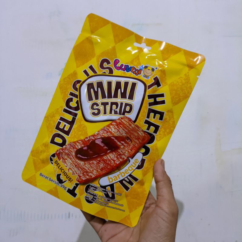 

Luvmi Mini Strip Barbeque isi 10 99g - Snack Latiao
