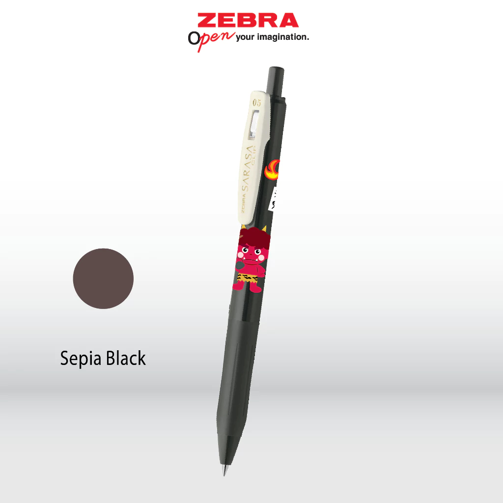 

TBMO BOLPEN ZEBRA SARASA CLIP 0.5 MONSTER VINTAGE - - SEPIA BLACK