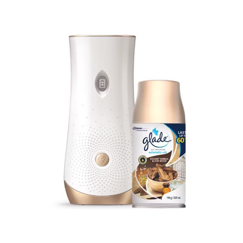 Glade Automatic Spray Elegant Vanilla / Out wood