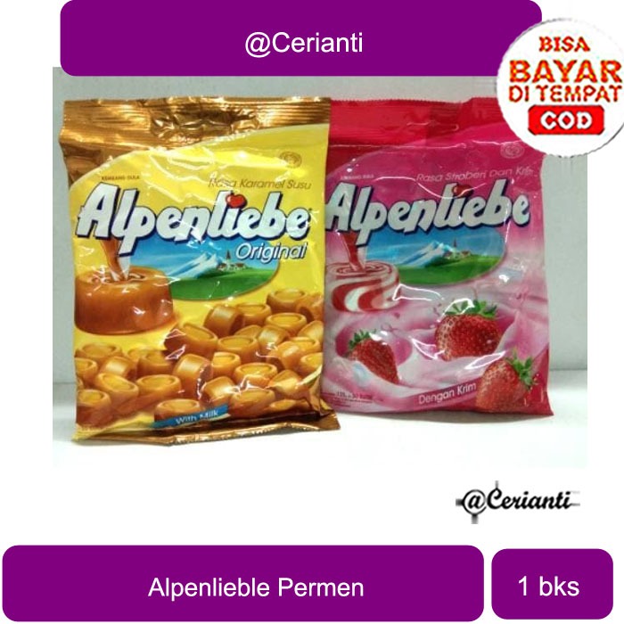 

PERMEN ALPENLIEBE SMOOTH PAK ISI 50 / PERMEN KEMBANG GULA RASA SUSU KARAMEL / PERMEN SUSU ANEKA RASA_Cerianti