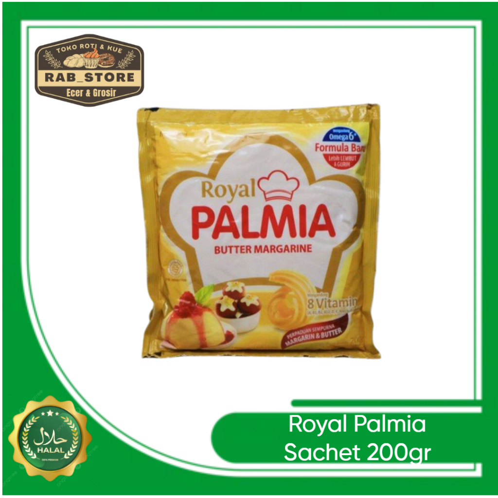 

ROYAL PALMIA Butter Margarine Sachet 200gr