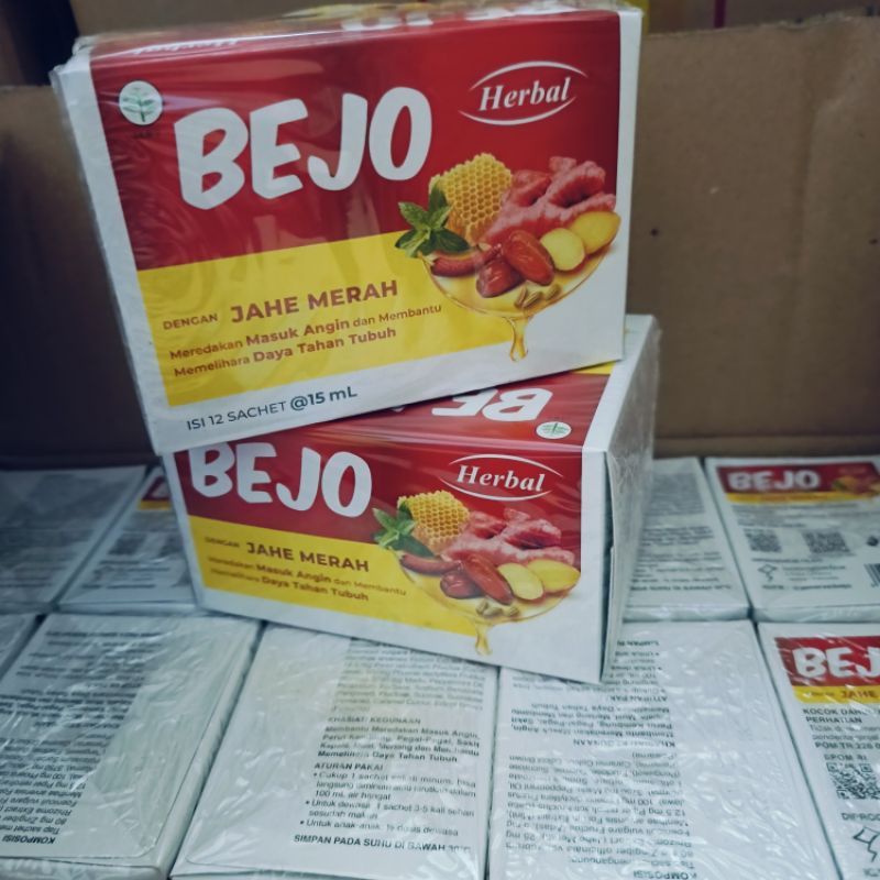 

Bejo Jahe Merah 1Box Isi 12 Saset