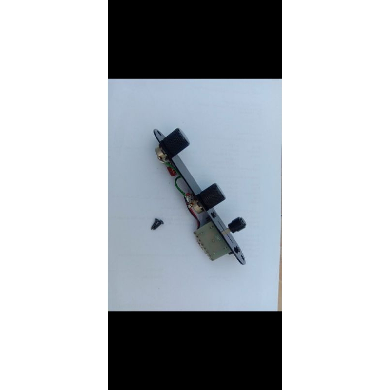 Control Plate Telecaster Hitam wiring Komplit Original