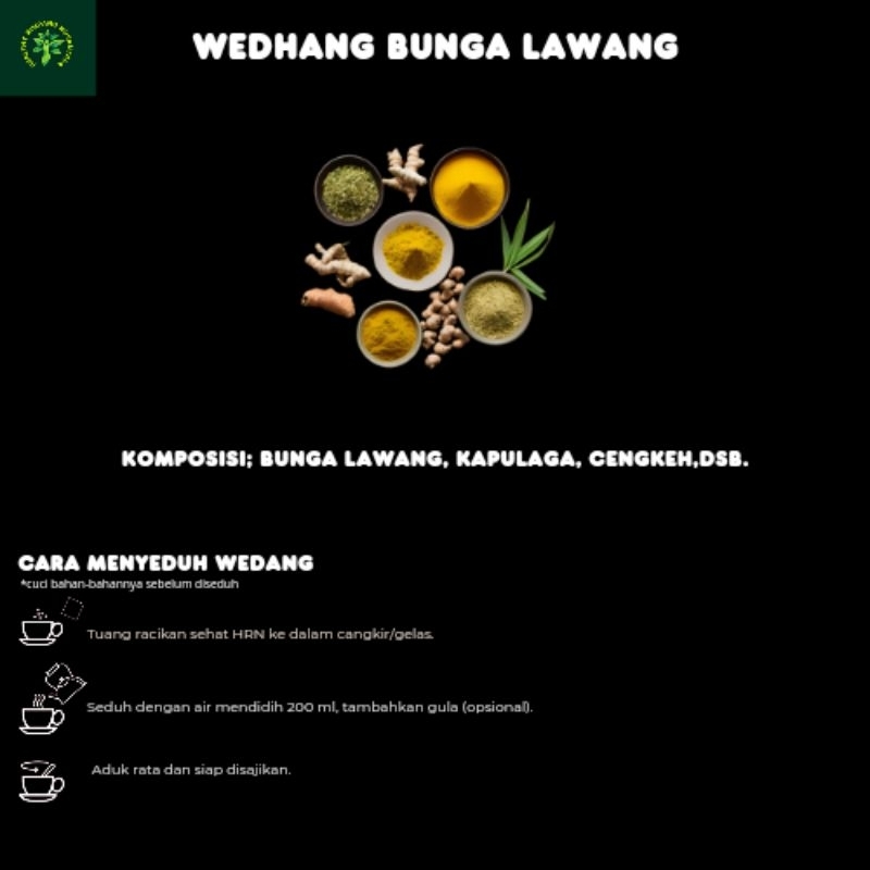

wedhang bunga lawang