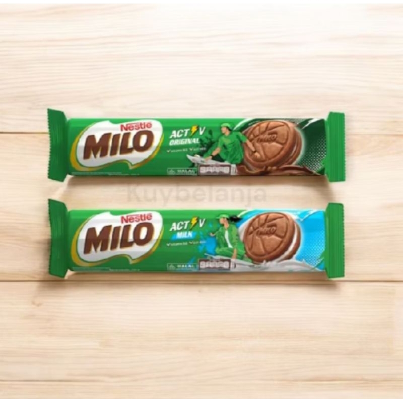 

Milo Biskuit rasa original dan milk